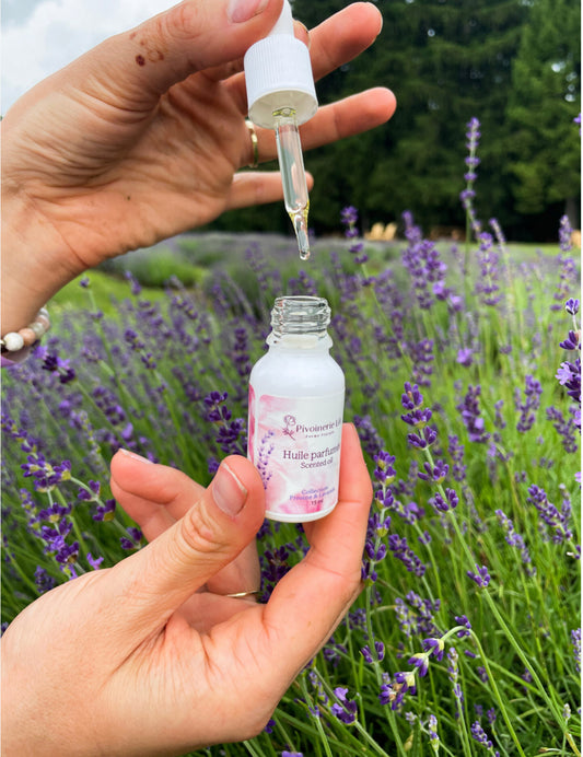 Huile parfumée Pivoine & Lavande